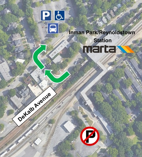 Inman Park Station Parking Lot Paving Starting Feb 12